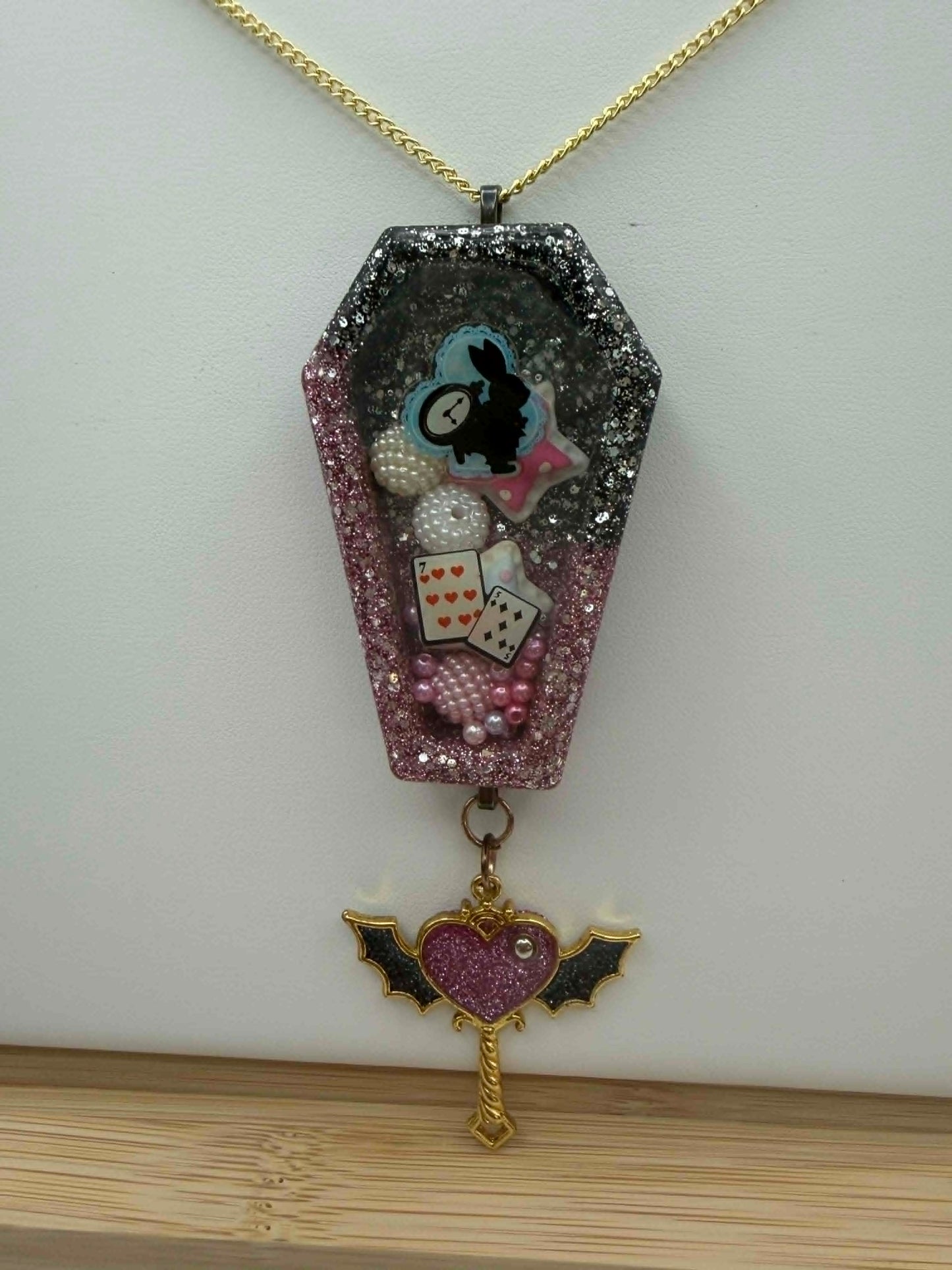 Twisted Wonderland Coffin Resin Necklace