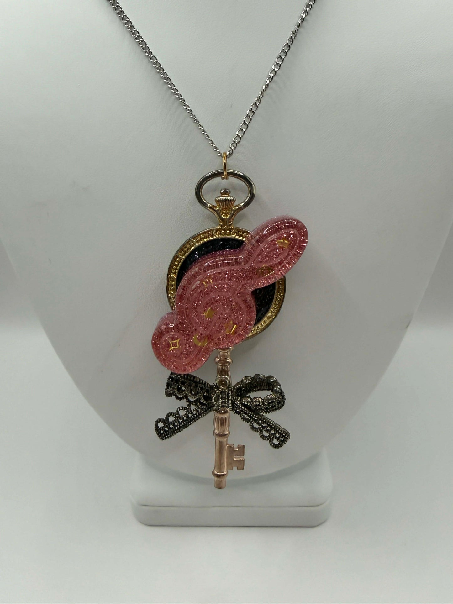 Sugarplum Melody Resin Necklace