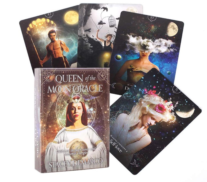 Pocket Size Queen of the MOON Oracle Cards by Stacey Demarco
