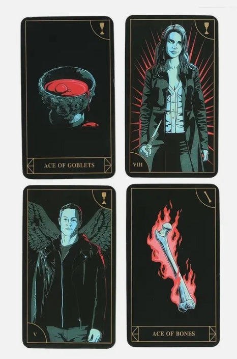 Supernatural Join The Hunt Oracle cards by Minerva Siegel