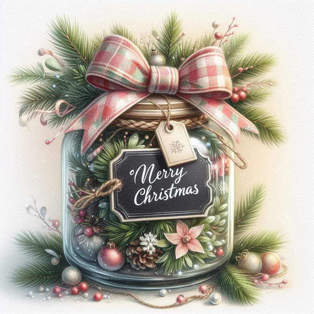 Pack of 5 Winter Holiday Gift Bags