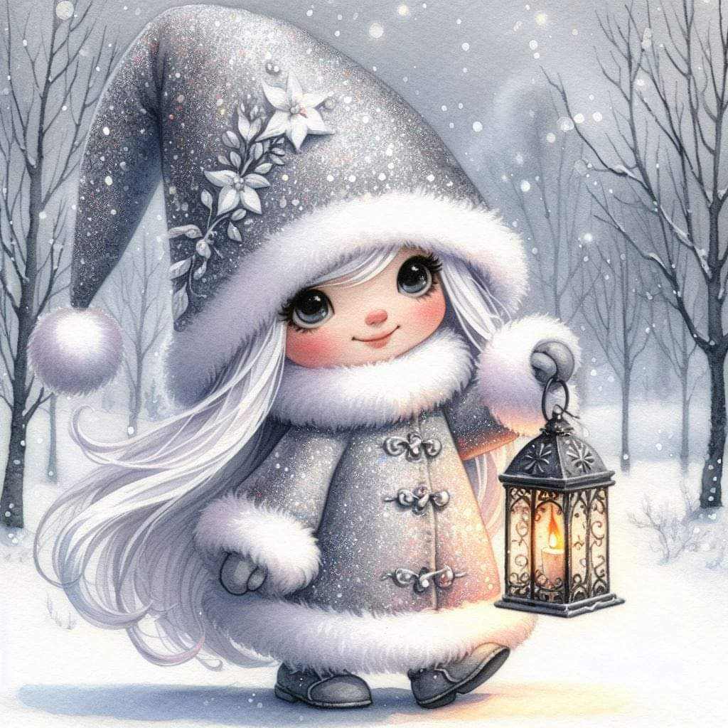 Pack of 5 Winter Holiday Gift Bags