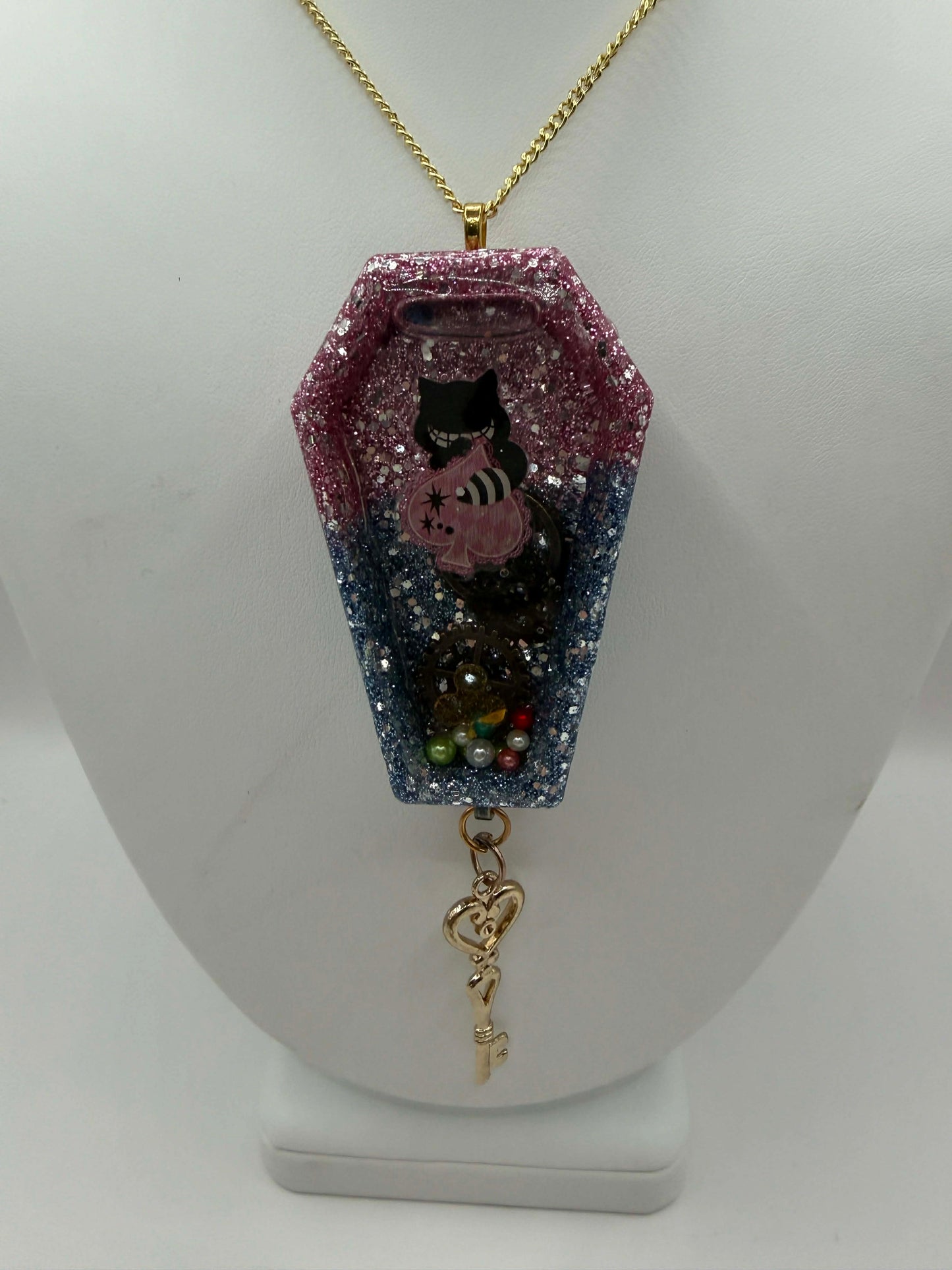 Cheshire Dream Coffin Necklace