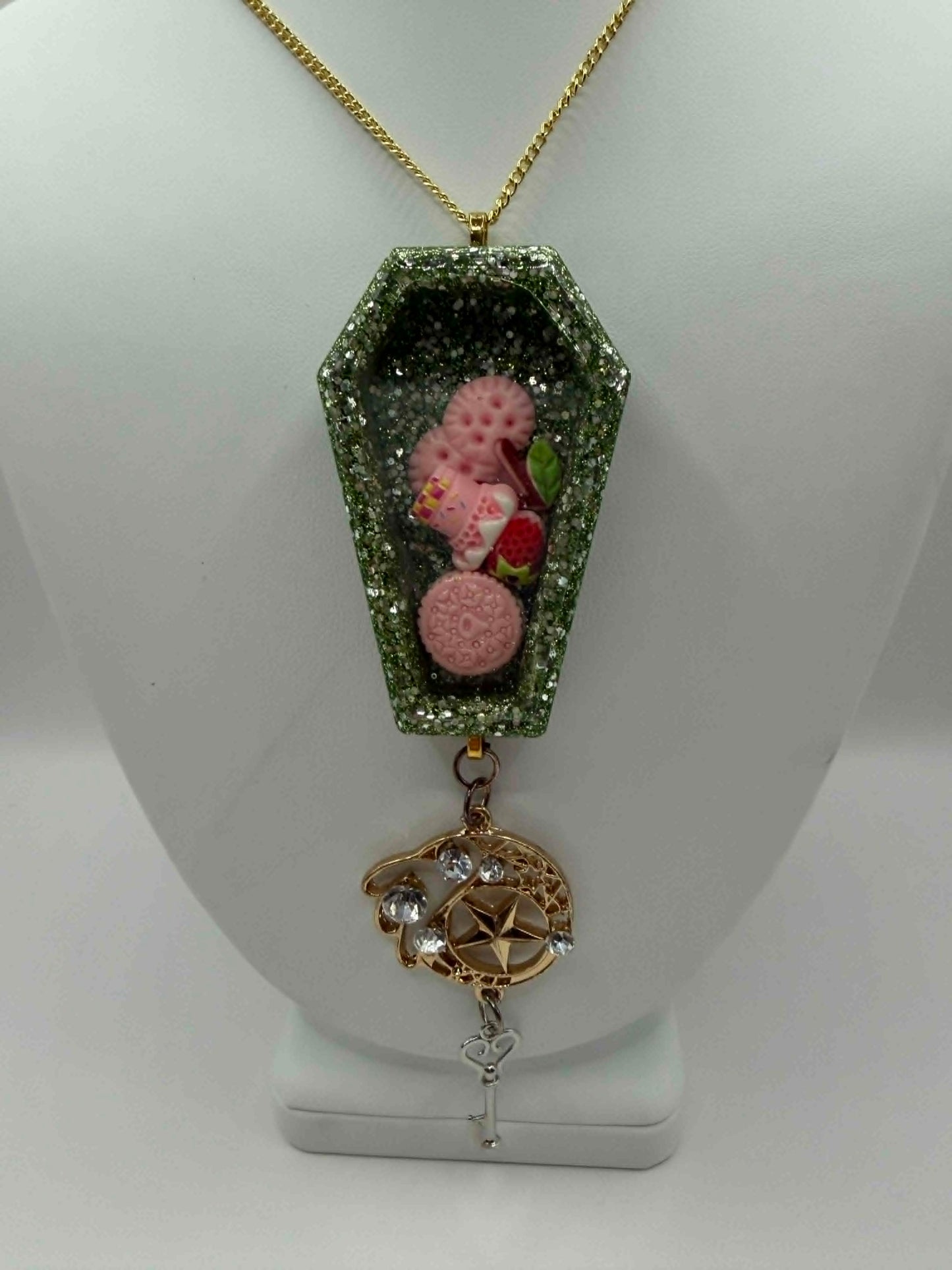 Enchanted Garden Treats Coffin Necklace