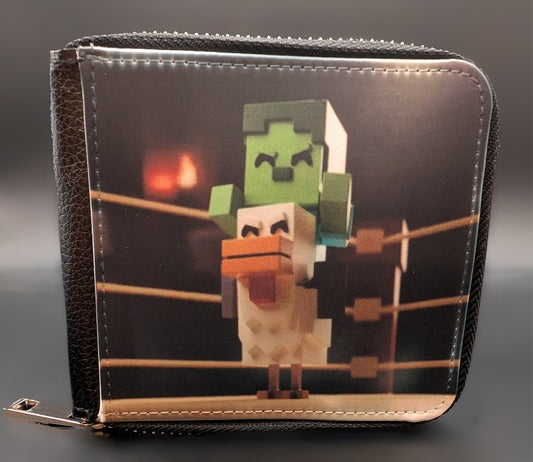 Chicken Jockey Zipper Wallet