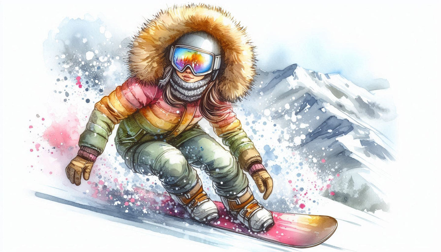 Pack of 5 Winter Holiday Gift Bags