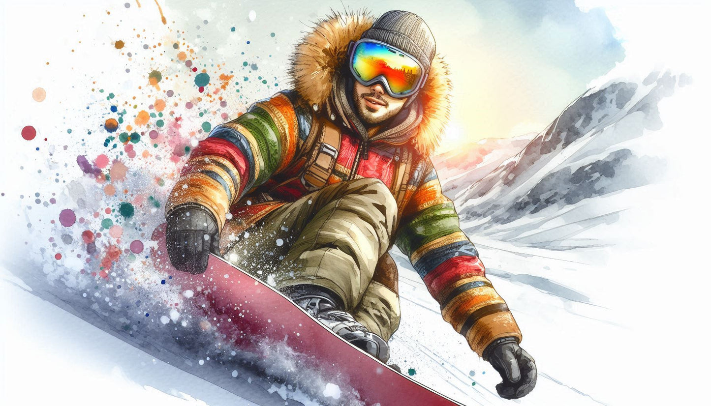 Pack of 5 Winter Holiday Gift Bags