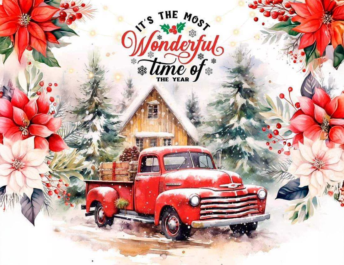 Pack of 5 Winter Holiday Gift Bags