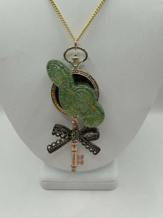 Enchanted Forest Melody Resin Necklace