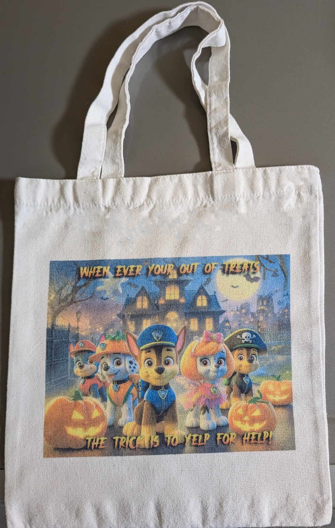 Paw Patrol Trick-Or-Treat Bag