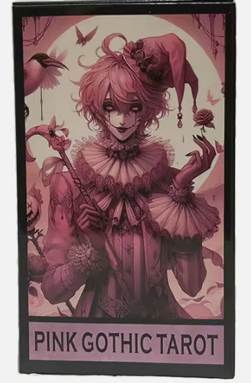 Mini Pink Gothic Tarot Deck