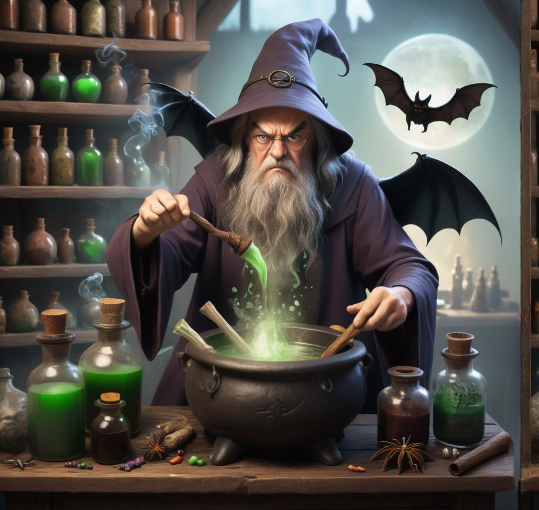 Pissed Off Wizard 20oz Dual Lid Water Bottle