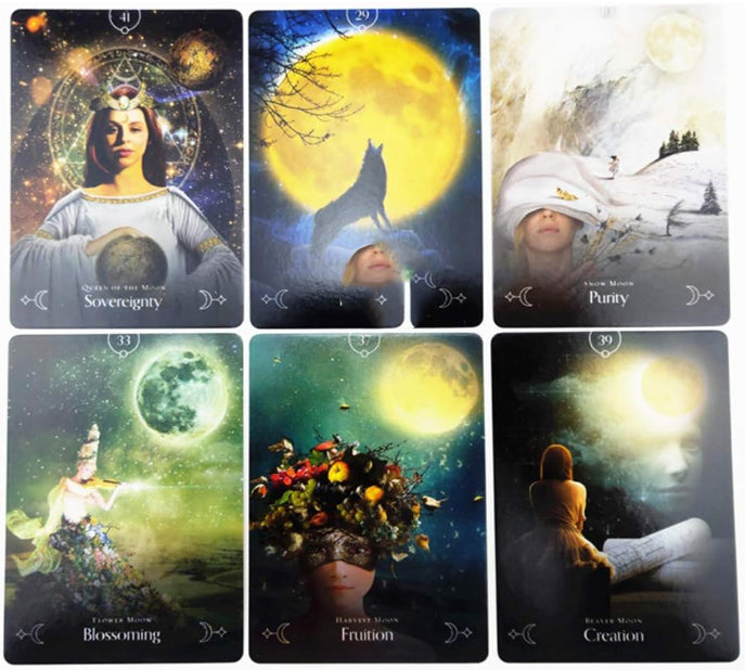 Pocket Size Queen of the MOON Oracle Cards by Stacey Demarco