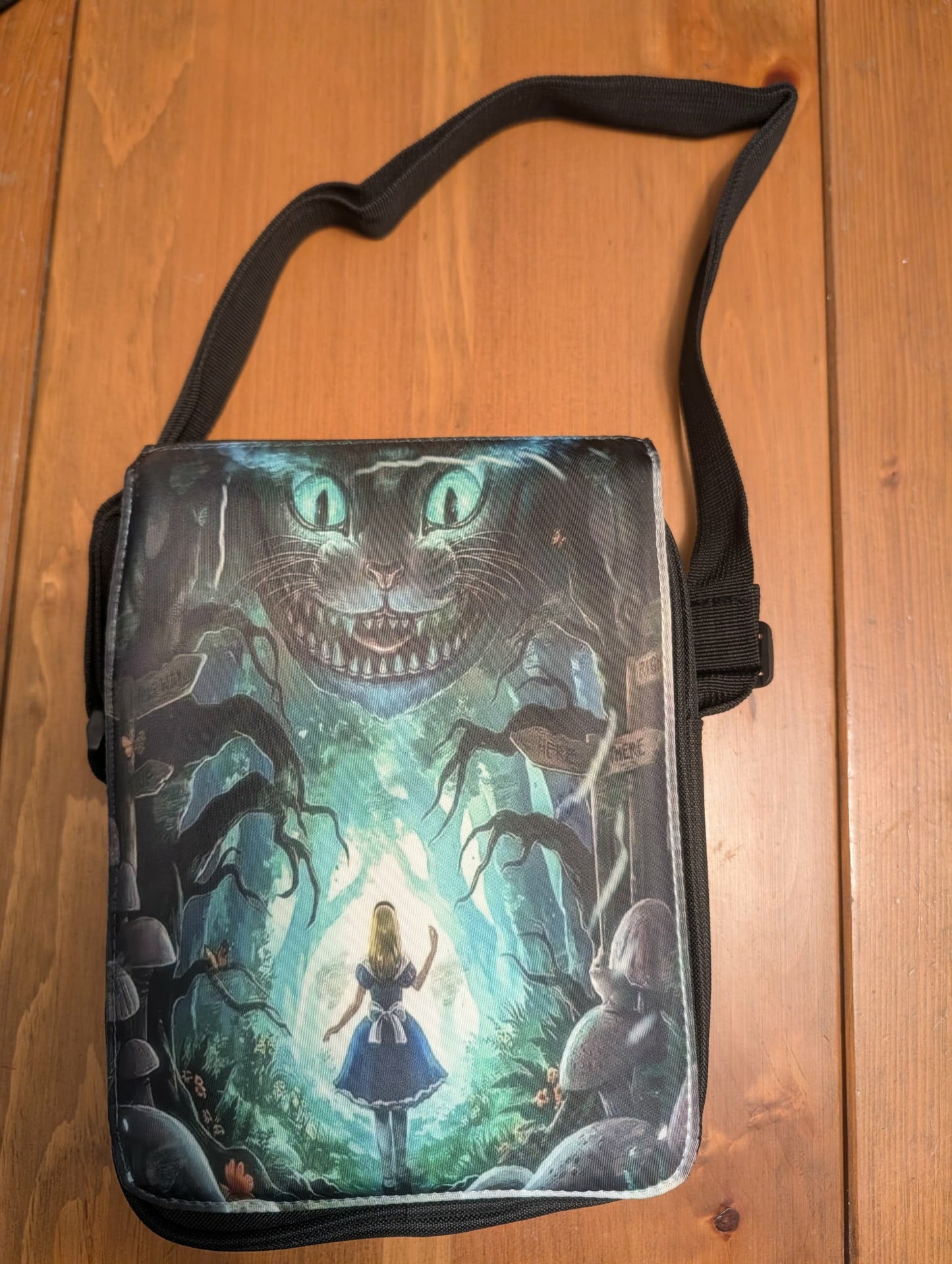 Alice & the Cheshire Cat Crossbody Bag