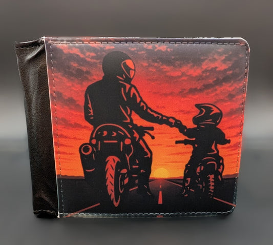 Motorcycle Sunset Wallet