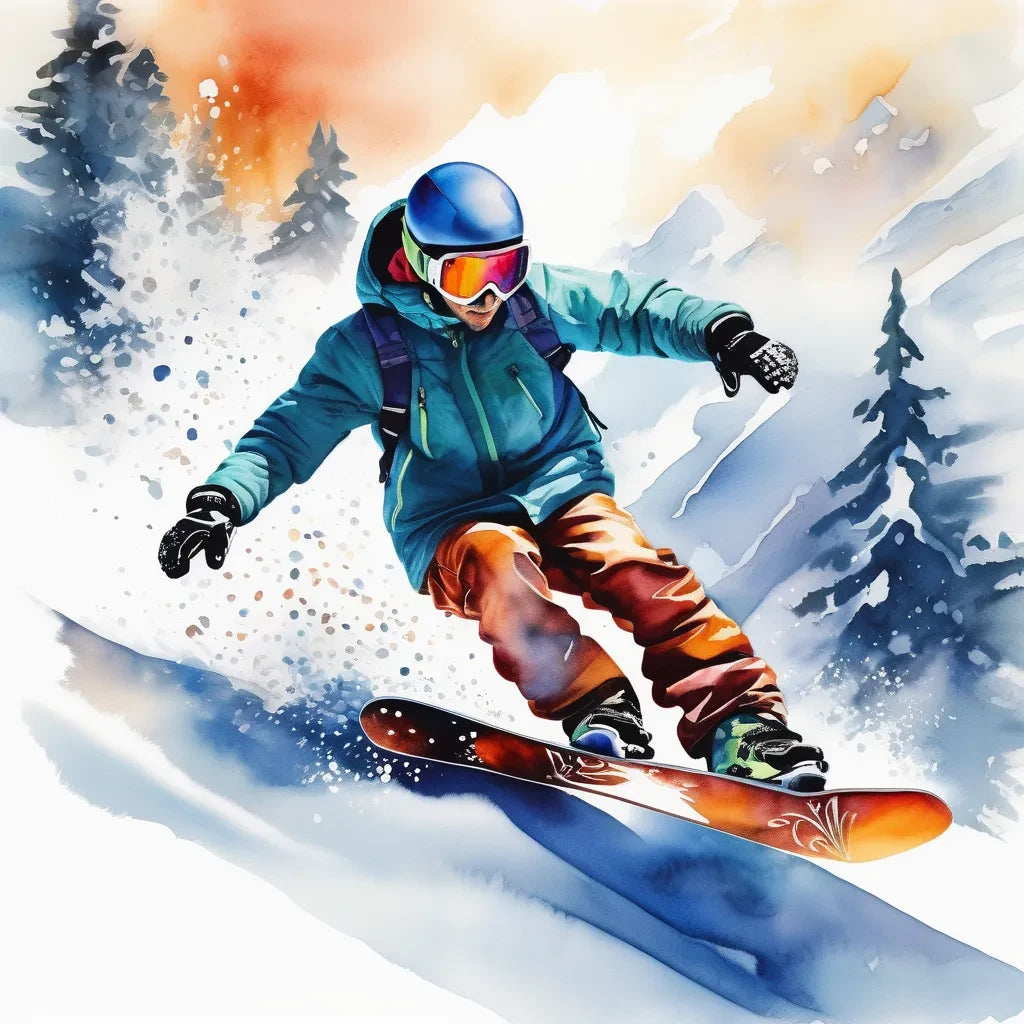 Pack of 5 Winter Holiday Gift Bags