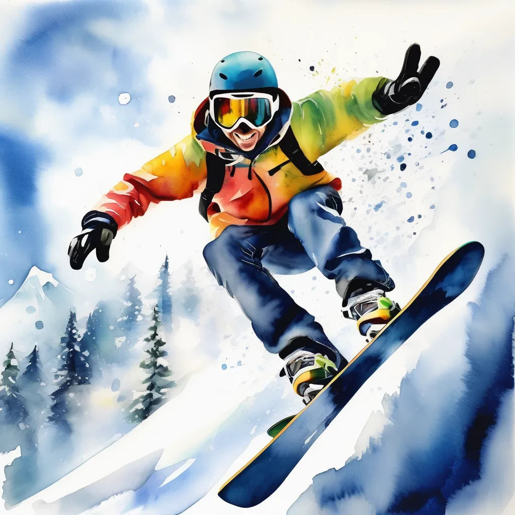 Pack of 5 Winter Holiday Gift Bags