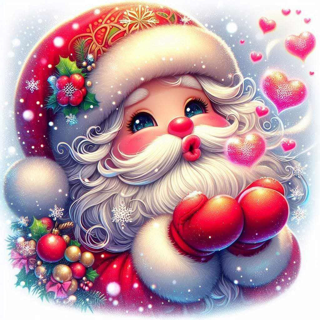 Pack of 5 Winter Holiday Gift Bags