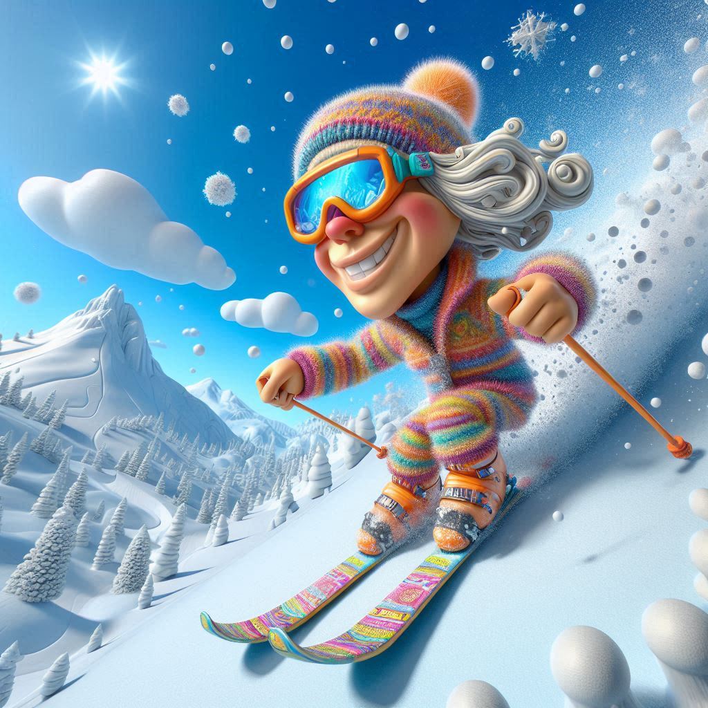 Pack of 5 Winter Holiday Gift Bags