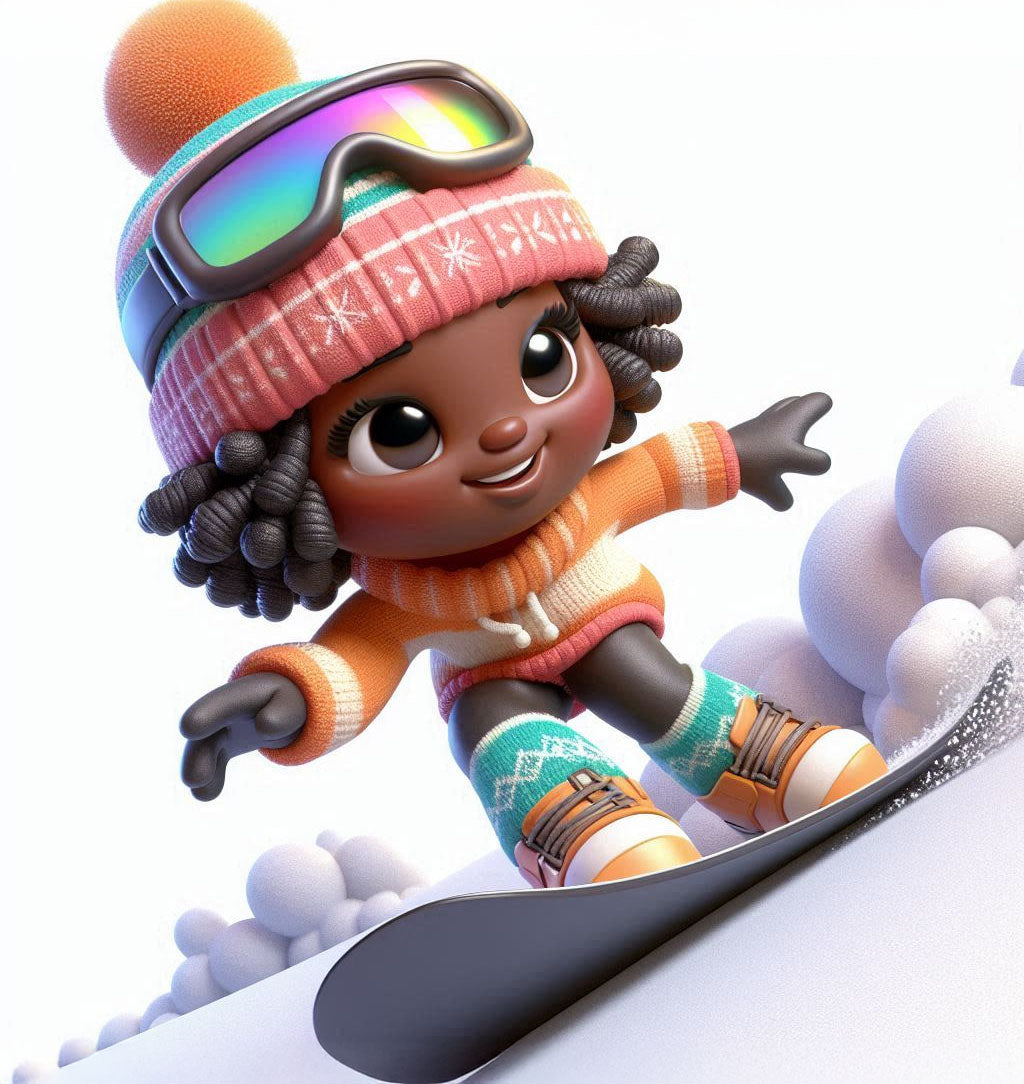 Pack of 5 Winter Holiday Gift Bags