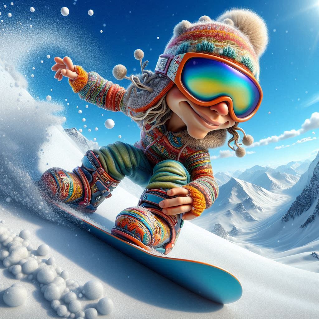 Pack of 5 Winter Holiday Gift Bags