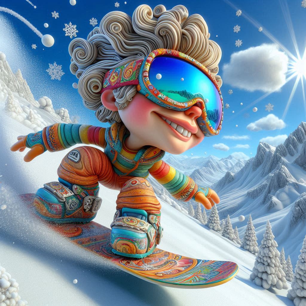 Pack of 5 Winter Holiday Gift Bags