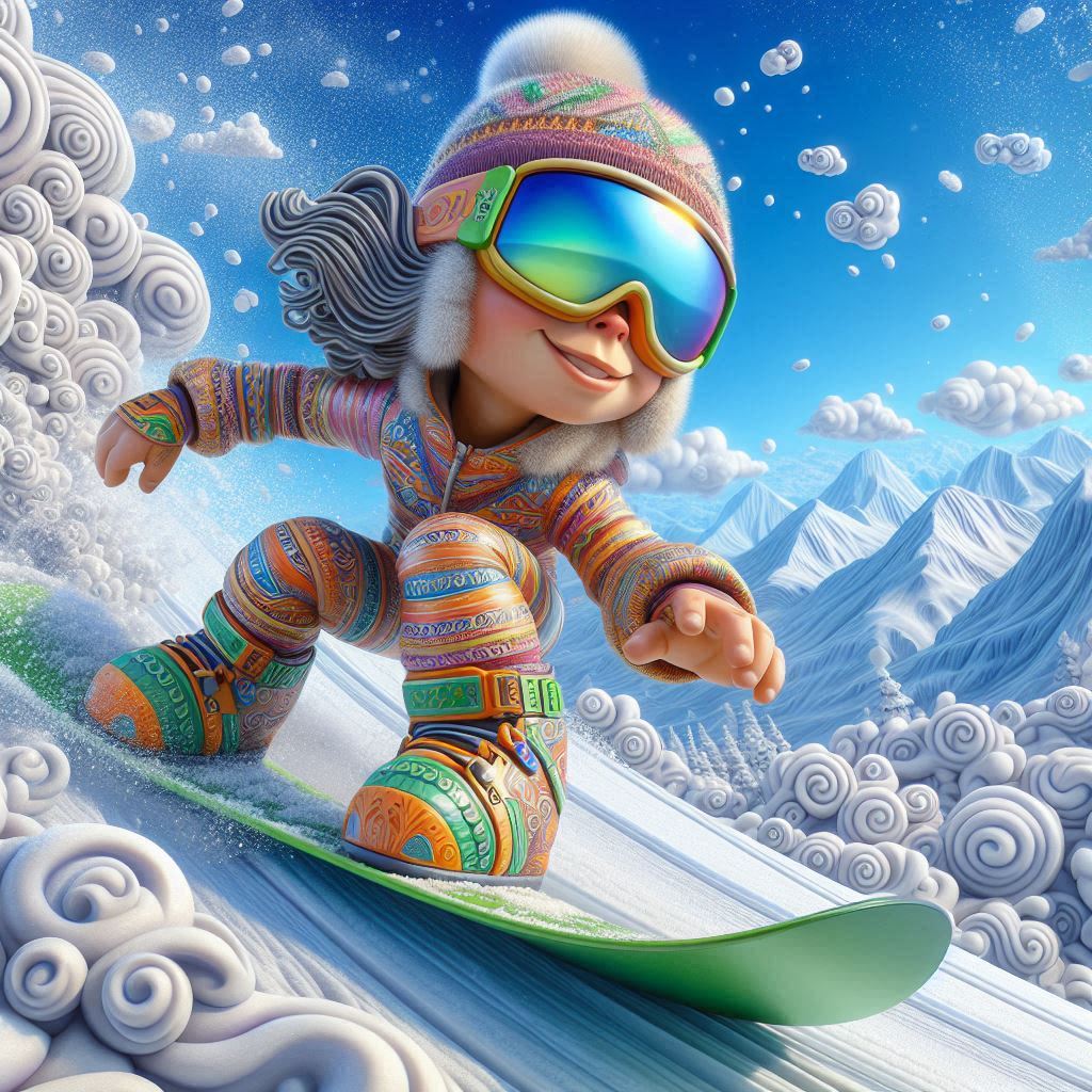 Pack of 5 Winter Holiday Gift Bags