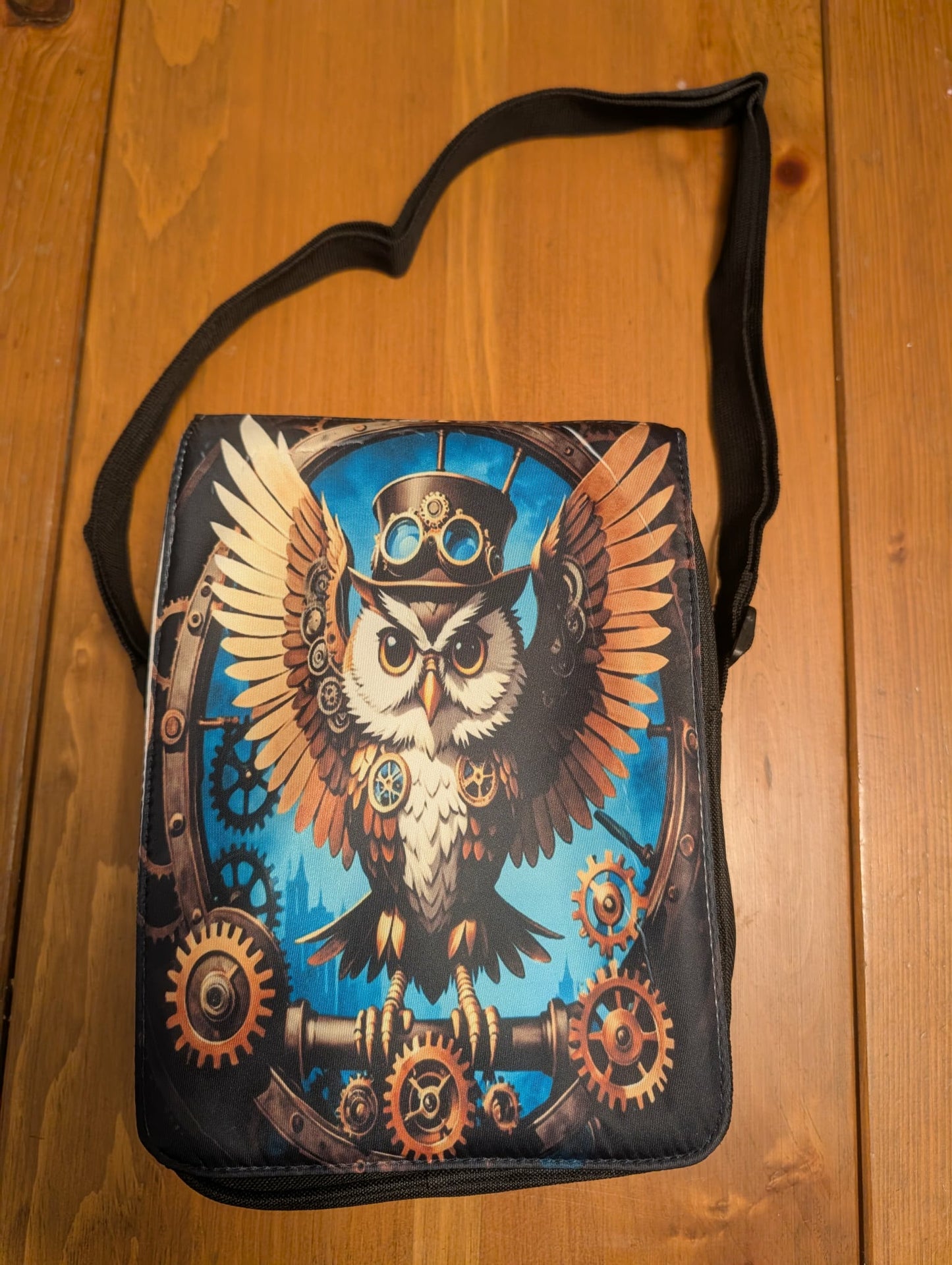 Steampunk Owl Crossbody Bag
