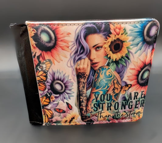 You Are Stronger Than the Storm Wallet